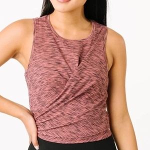 ZYIA active pink infinity tank top size XS new with tags